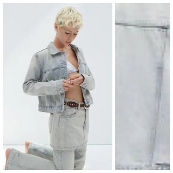 Zara Denim Jacket - Picture 5 of 9